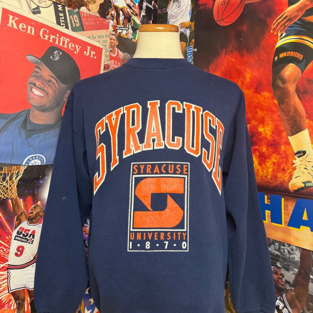 Syracuse University Navy Crewneck Sweatshirt